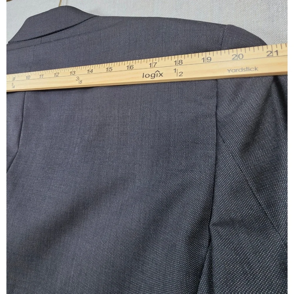 Daniel Cremieux Blazer Mens 46R Charcoal Gray Excellent 3-Button Sport Coat